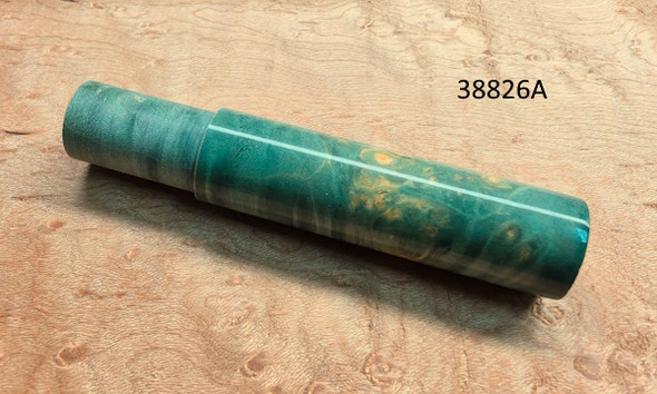 CFRC Box Elder Dyed Green 'WYSIWYG' Reel Seat Insert-38826A