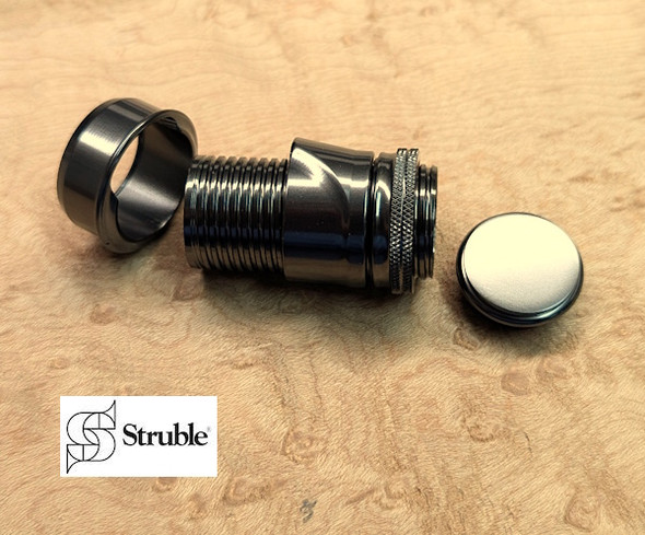 Struble U20 Uplocking Anodized Gunmetal Aluminum Reel Seat Skeleton