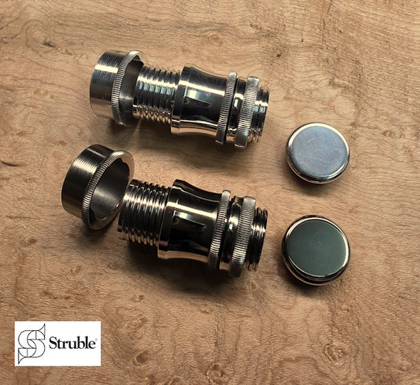 Struble U34 Uplocking Nickel Plated Reel Seat Skeleton