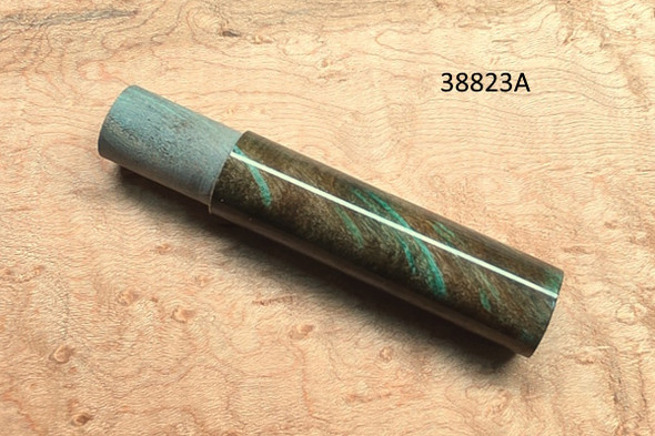 CFRC Maple Burl Dyed Green 'WYSIWYG' Reel Seat Insert-38823A
