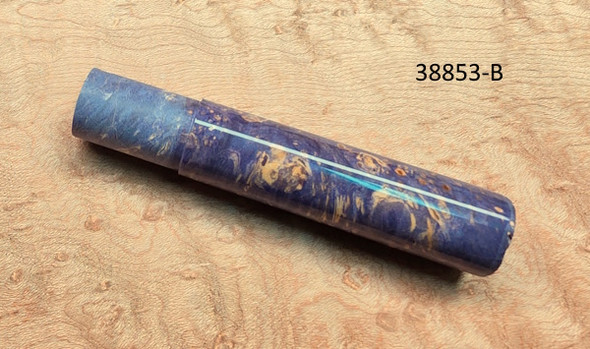 CFRC Box Elder Burl Dyed Purple 'WYSIWYG' Reel Seat Insert-38853-B