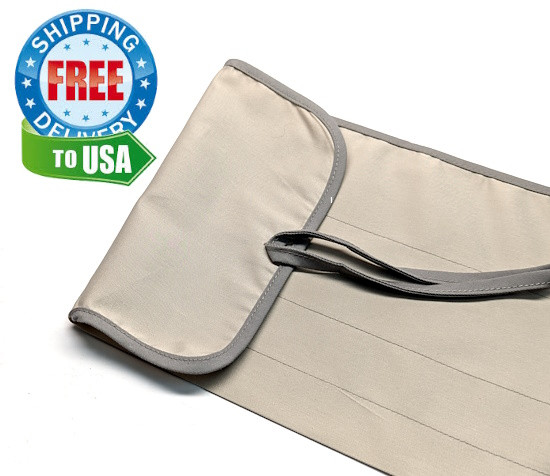 Lightweight poly-cotton cloth rod bag for bamboo 3pc 2tip fly rods.