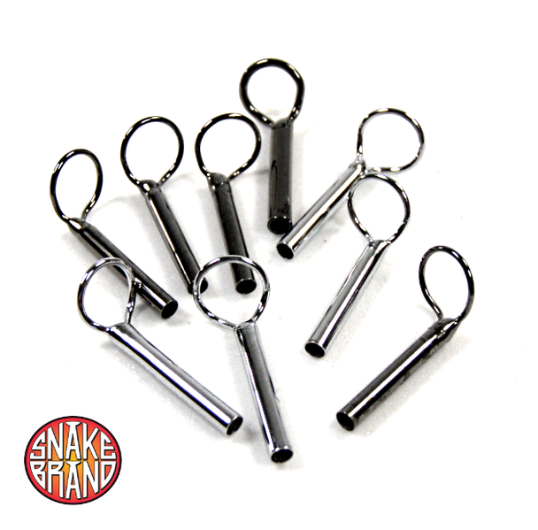 Snake Brand classic tip-tops in chrome or black nickel finish will perfectly match our snake guides so you're assured of a uniform, classic look.
Snake Brand Fly Tip Tops
