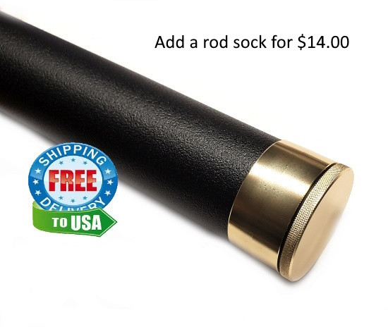 2" Dia. Rod Case Black Finish for 4pc Rods