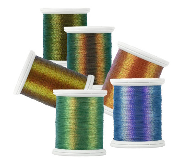 Fuji Prism Metallic Thread - 5 Colors - Custom Fly Rod Crafters