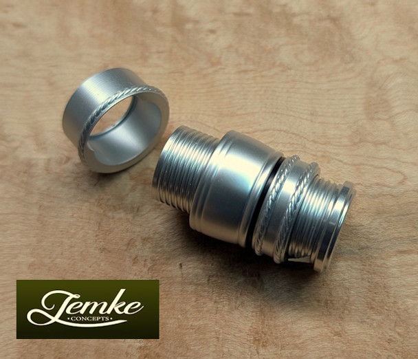 Lemke LCR-1 Satin Finish Anodized Reel Seat