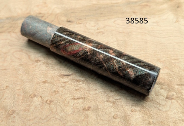 CFRC Maple Burl Dyed Olive 'WYSIWYG' Reel Seat Insert-38585