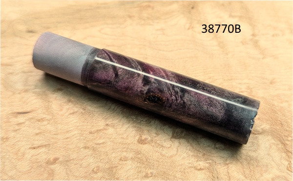 CFRC Maple Burl Dyed Purple 'WYSIWYG' Reel Seat Insert-38770B