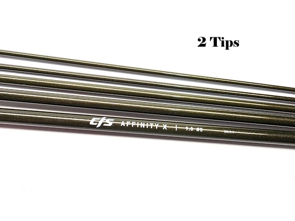 CTS 2 Tips "Dark Urban Pearl" Affinity X' Carbon Fiber Graphite Fly Rod Blanks