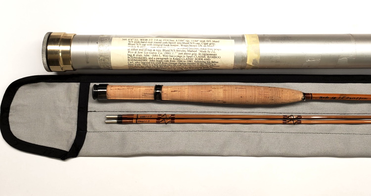 Weir & Son 6'6 3/4wt (2pc 2tip) Bamboo Fly Rod - Custom Fly Rod Crafters