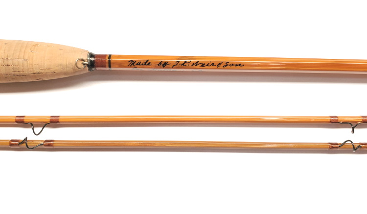 Weir & Son 6'6 3/4wt (2pc 2tip) Bamboo Fly Rod - Custom Fly Rod Crafters