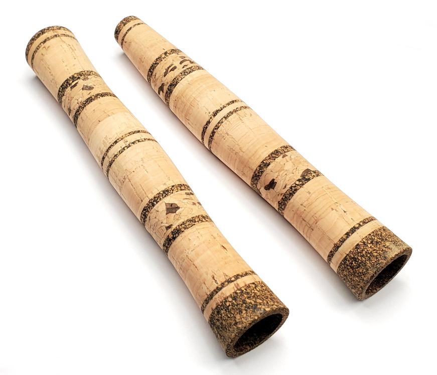 Fly Rod Grips with Decorative Rings