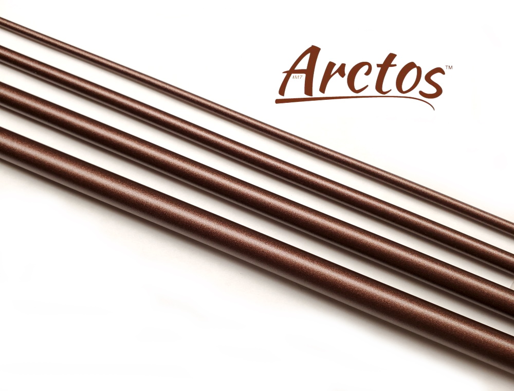 Arctos 'Metallic Satin Brown' 4pc Fly Rod Blanks - Custom Fly Rod