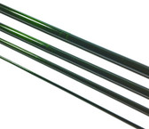 Euro Nymph 10'0" 5wt 4pc IM7 Forest Green Graphite Fly Rod Blank