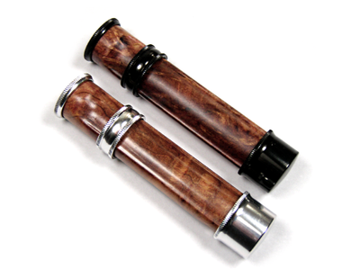 Ultra-Light Rosewood Burl Slide Band Reel Seat - Custom Fly Rod Crafters