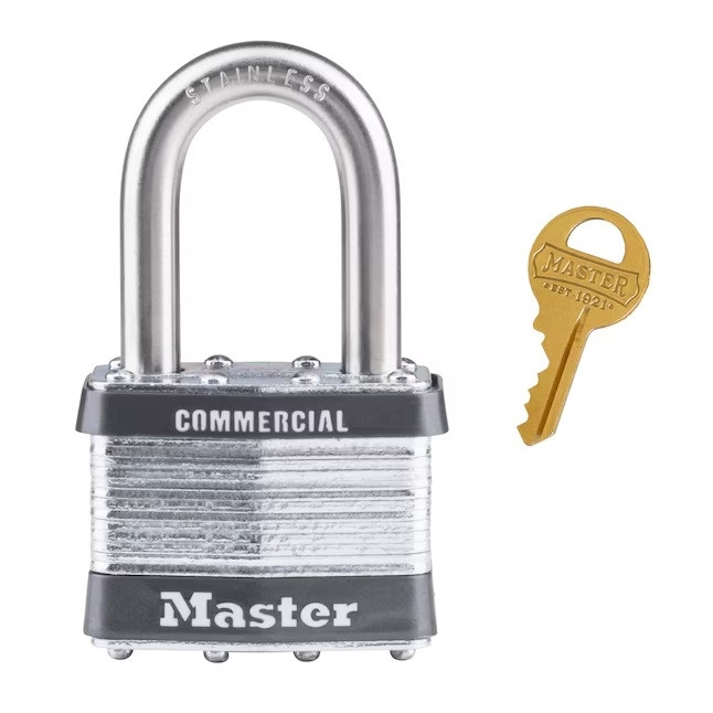 Keymark Padlocks 1KA Laminated Padlock W/O Keys - Fisher's Tools & Handles