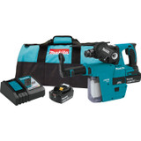 Rotary Hammer Kit Accepts SDS-PLUS bits w/ HEPA Vacuum Attachment (5.0Ah) 18V