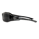 Brazeau Safety Glasses with Smoke Lens (Black Skull) Brazeau Safety Glasses with Smoke Lens (Black Skull)