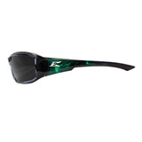 Brazeau Designer Apocalypse Safety Glasses with Smoke Lens (Black & Green)