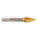 Carbide Bur Pointed Cone Shape (Titanium-Coated) 3/8" x 5/8" Carbide Bur Pointed Cone Shape (Titanium-Coated) 3/8" x 5/8"