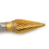 Carbide Bur Pointed Cone Shape (Titanium-Coated) 3/8" x 5/8" Carbide Bur Pointed Cone Shape (Titanium-Coated) 3/8" x 5/8"