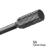 Cutting Tool 6 Inch Long Cylinder Shape Carbide Bur