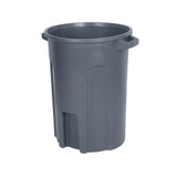 Round Trash Can 32 Gallon (Grey)
