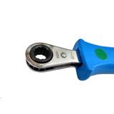 Custom Insulated Ratcheting Box Wrench (7/16" x 1/2")