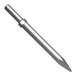 Moil Point Chisel 12" with .680" Shank and Oval Collar