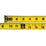 Steel SAE Tape Measure, Black/Chrome 25 ft Steel SAE Tape Measure, Black/Chrome 25 ft