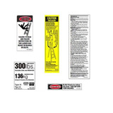 Safety Labels for Stepladders (300lbs) Safety Labels for Stepladders (300lbs)