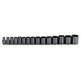 Socket Set, SAE, 1/2 in. Dr, 15 pc
