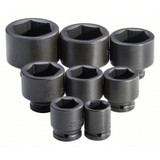 Drive 8 Piece Impact Socket Set 6-Point (3/4" Drive)
