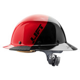 DAX Full Brim Hard Hat - Red and Black