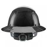 DAX Full Brim Hard Hat - Black and White