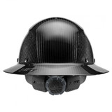 DAX Full Brim Hard Hat - Gloss Black
