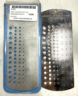 Wire Size Drill Gauge Plate