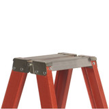 Fiberglass Twin Front Step Ladder 6 ft. 375 lb. Load Capacity