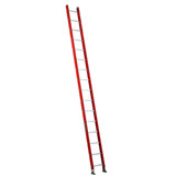 Fiberglass Straight Ladder with 300-pound Load Capacity (16 Foot)