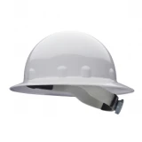 Full Brim Hard Hat with Ratchet Suspension (White)