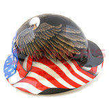 Full Brim Hard Hat with Ratchet Suspension (Spirit Of America) Full Brim Hard Hat with Ratchet Suspension (Spirit Of America)