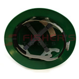 Full Brim Hard Hat with Ratchet Suspension (Green)