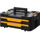 Small Parts Organizer Double Shallow Drawer 18-Compartment