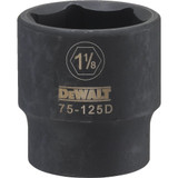 Impact Socket 1/2" Drive 6 Point (1-1/8")