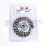 Standard Wire Twist Knot Wheel Brush (4") Standard Wire Twist Knot Wheel Brush (4")