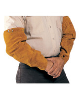Bourbon Brown Side Split Cowhide Welding Sleeves 18"