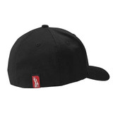 Fitted Black Hat with Curved Bill (Small/Medium)