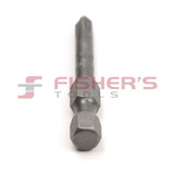 Phillips #1 Hex Shank Power Drive Bit - 1/4" x 1-15/16"