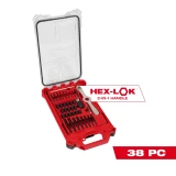 SAE Tap & Die Set w/ 2-in-1 Handle 38 Piece