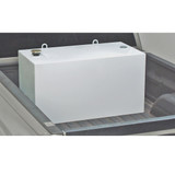 White Rectangular Steel Liquid Transfer Tank for Trucks (96 Gallons)